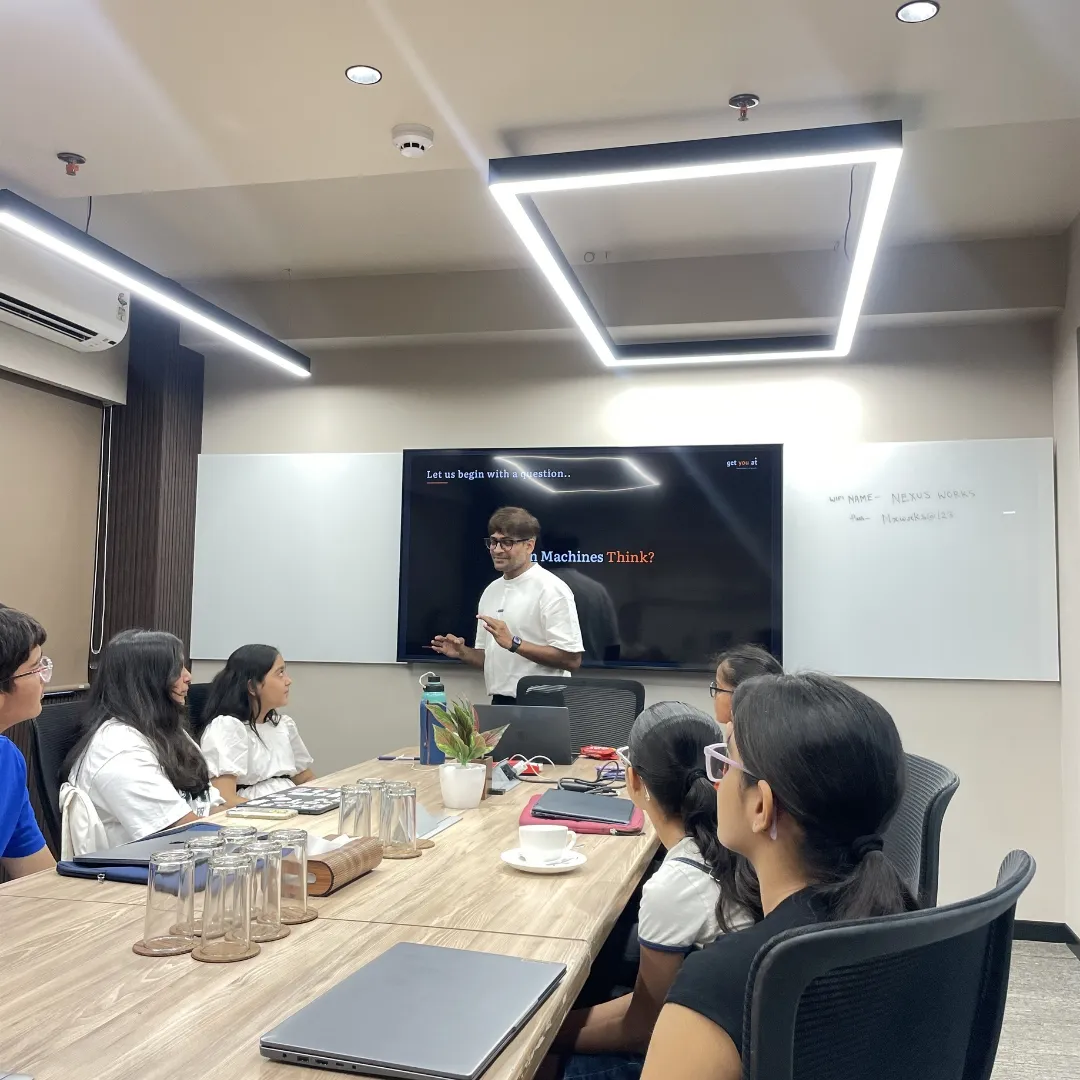 Teenagers learning AI tools safely at Park Street Kolkata