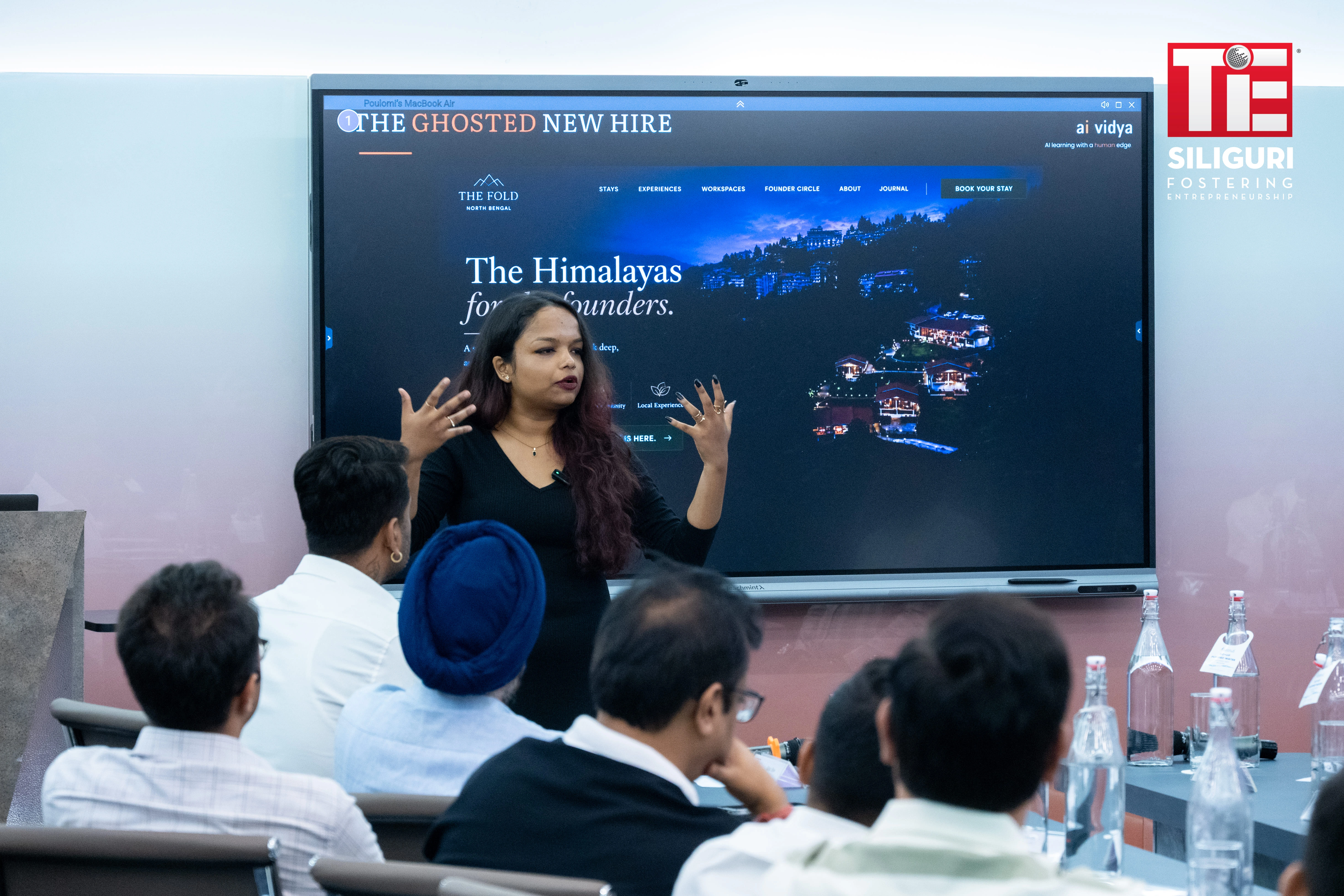 Women entrepreneurs learning AI tools at The AI Vidya Kolkata