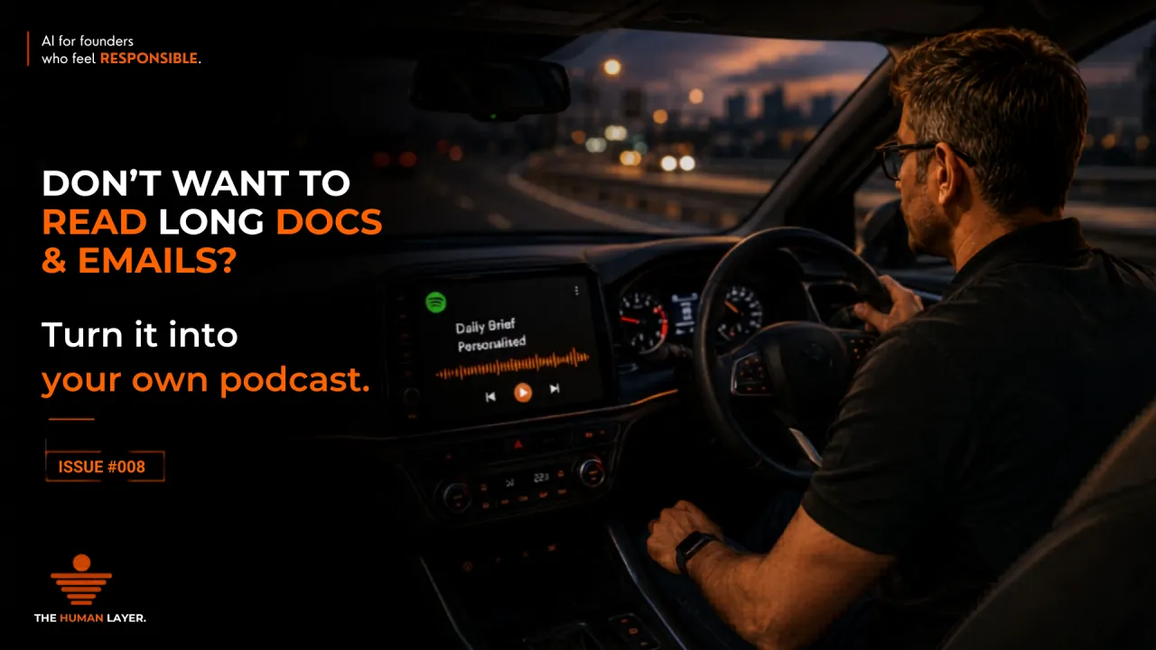 Don't Want To Read Long Docs & Emails? Turn It Into Your Podcast