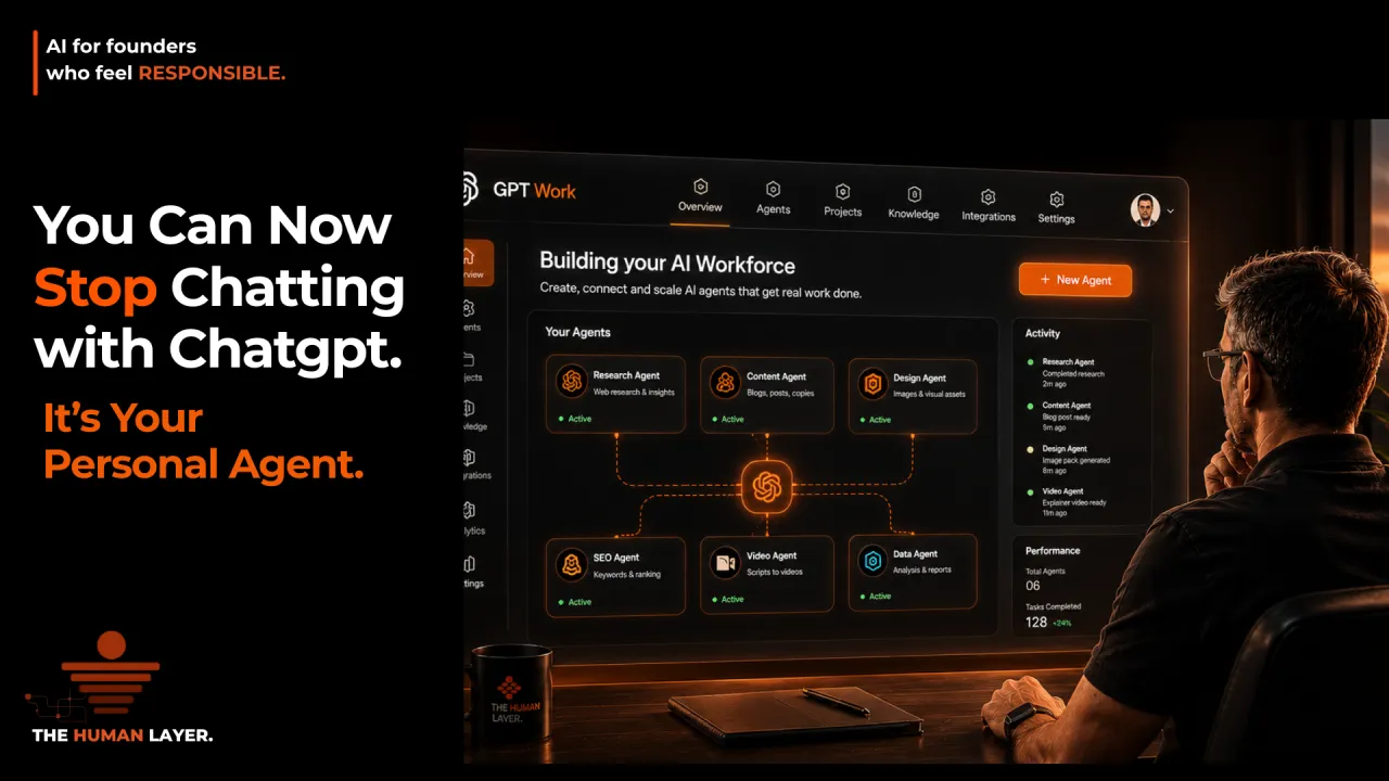 You Can Stop Chatting with Chatgpt. It's Now Your Personal Agent.