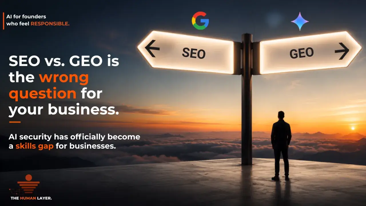 SEO vs GEO Is The Wrong Question For Your Business.